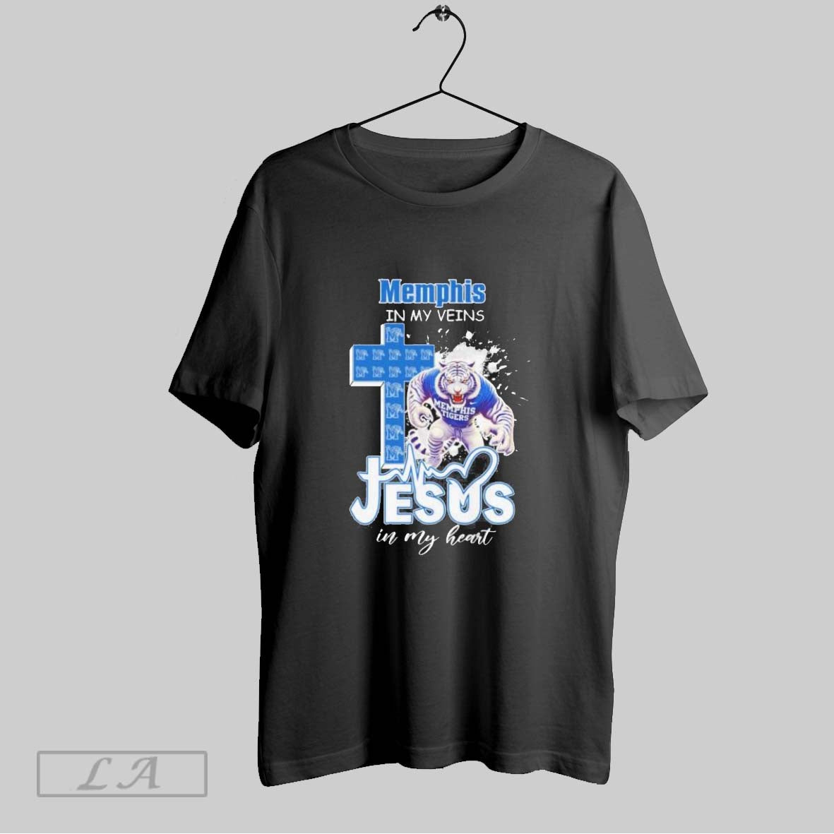 Original Memphis Tigers Mascot In My Veins Jesus In My Hear