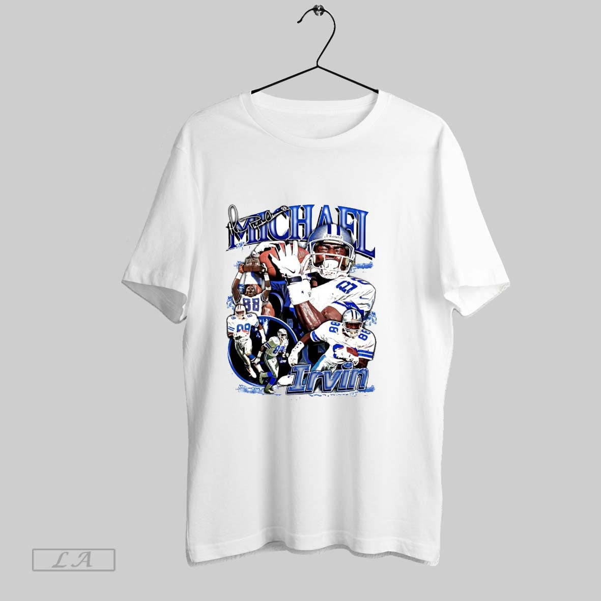 Original Michael Irvin Picture Collage Signature