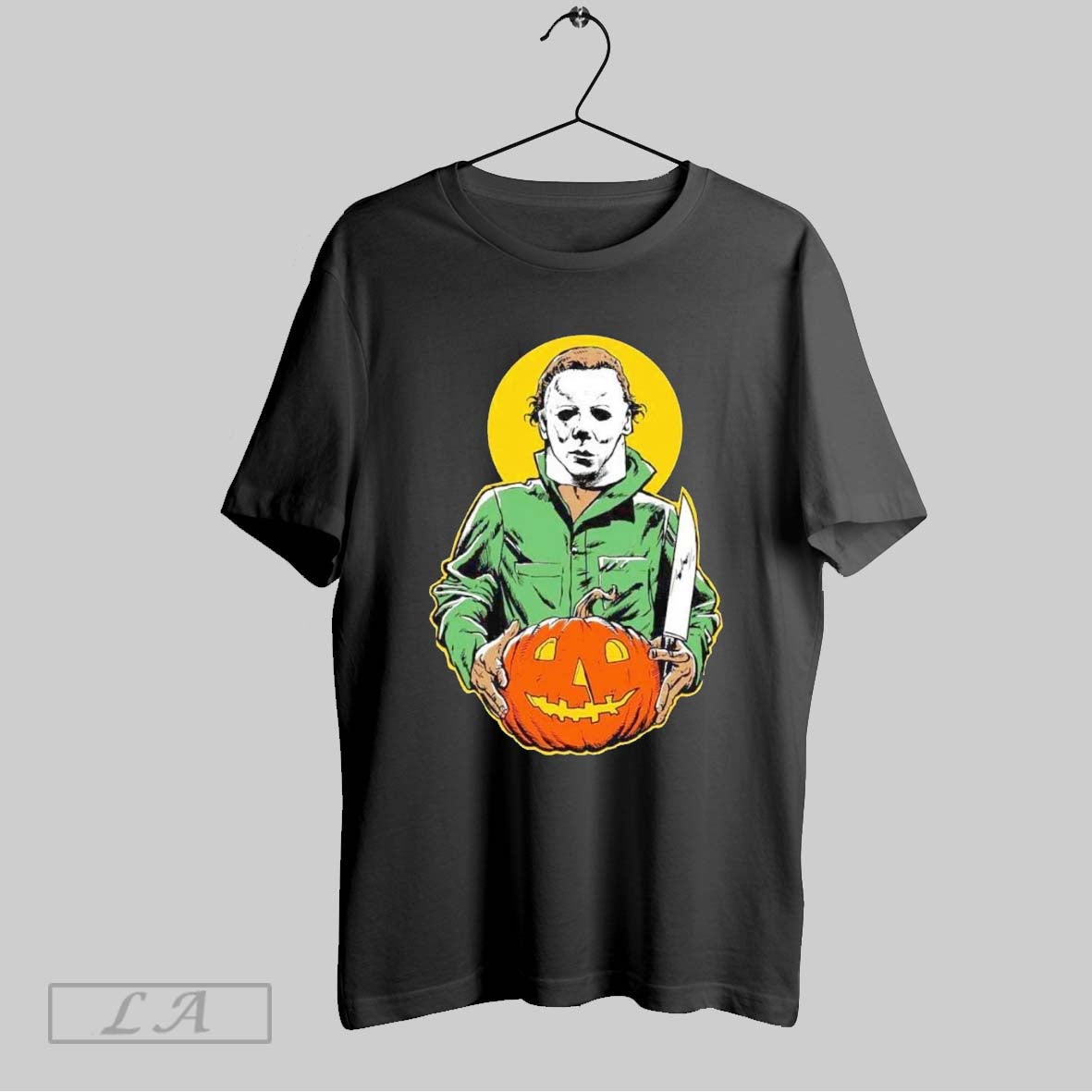 Original Michael Myers Holding Jack O Lantern Halloween