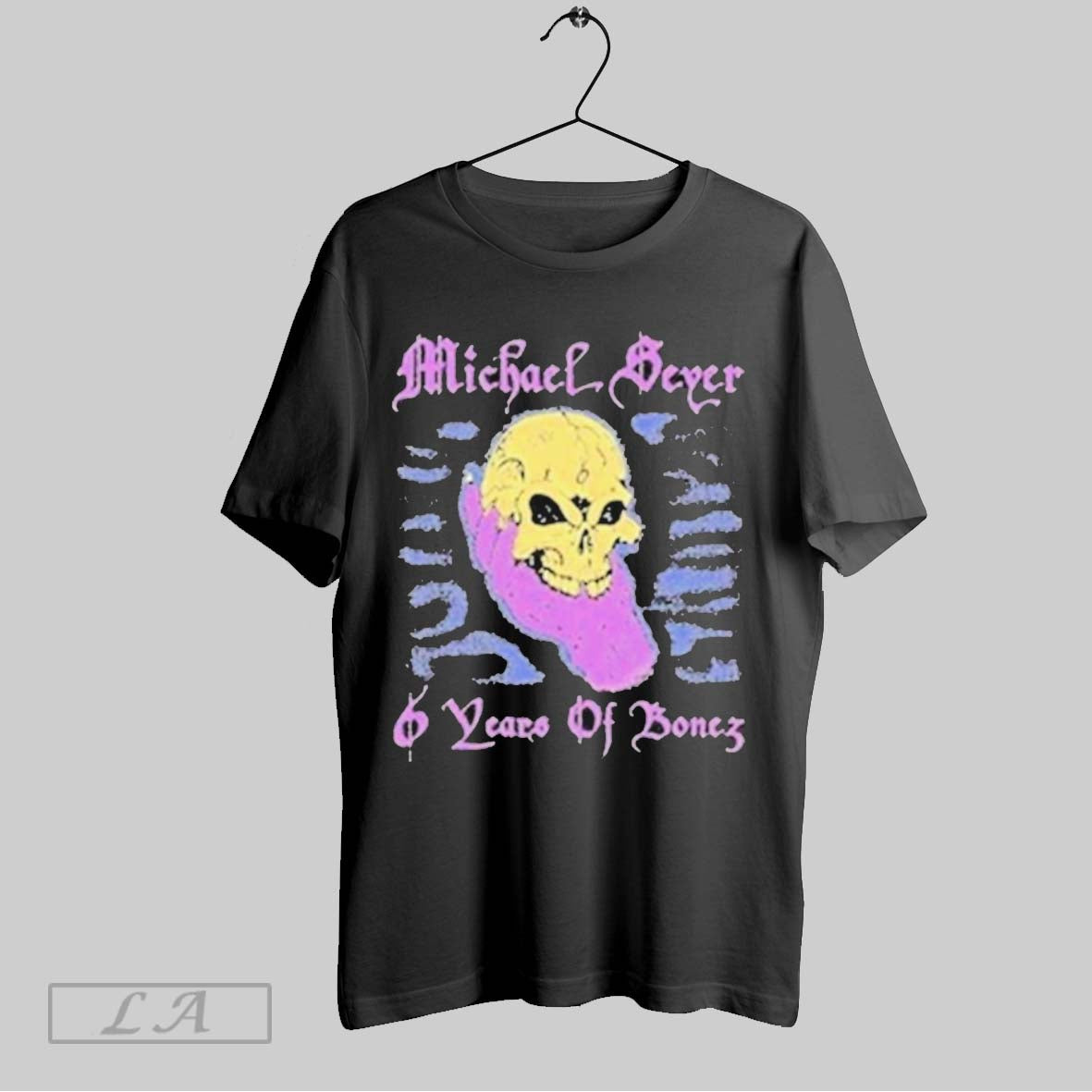 Original Michael Seyer 6 Years Of Bad Bonez Tour 2024 Skull