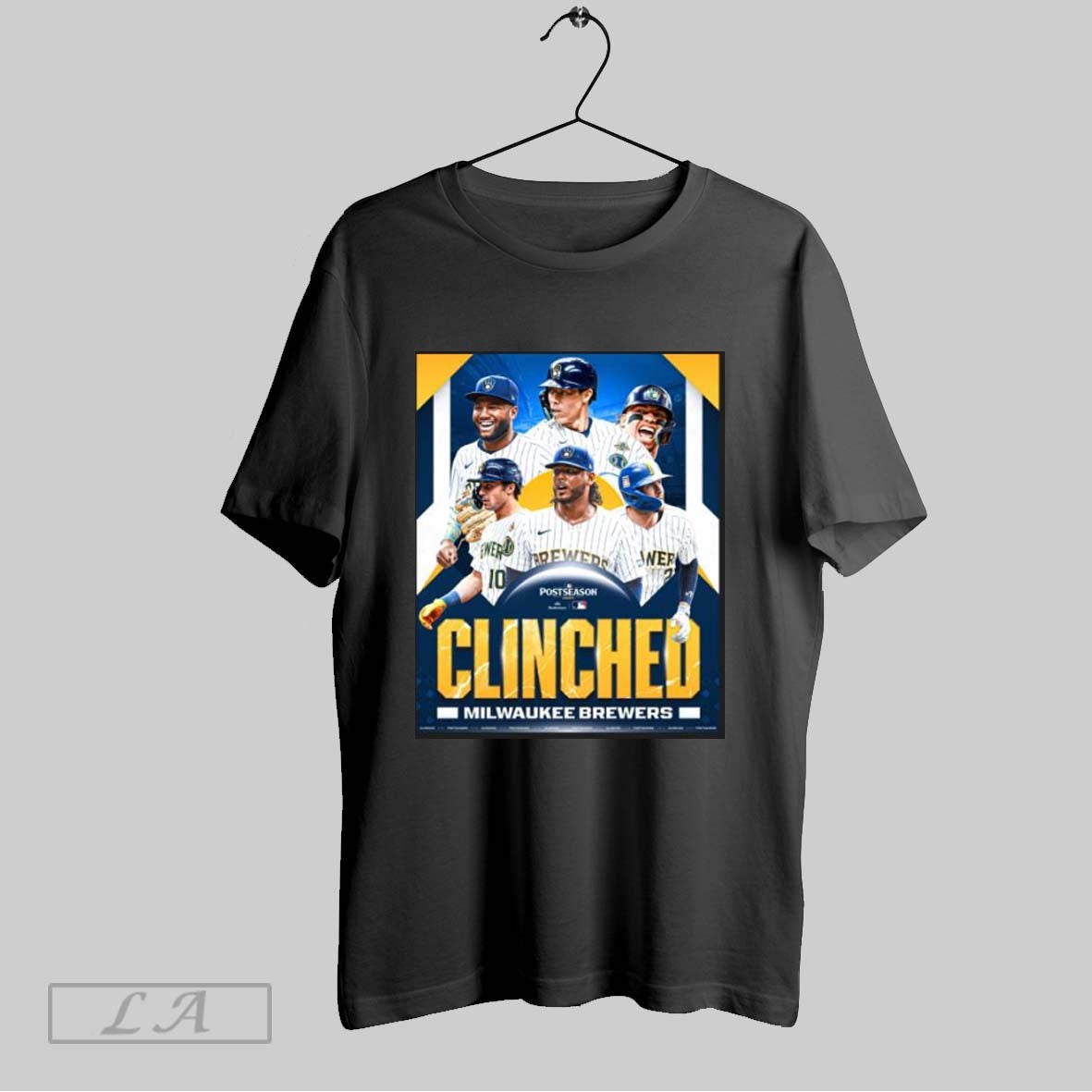 Original Milwaukee Brewers 2025 Mlb Postseason Clinched