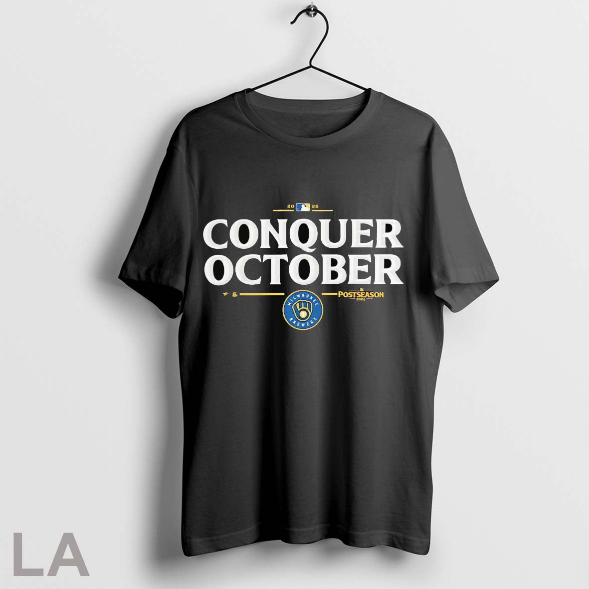 Original Milwaukee Brewers Conquer October 2025 Mlb Postseason