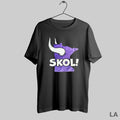 Original Minnesota Viking Football Skol Silhouette Retro Style
