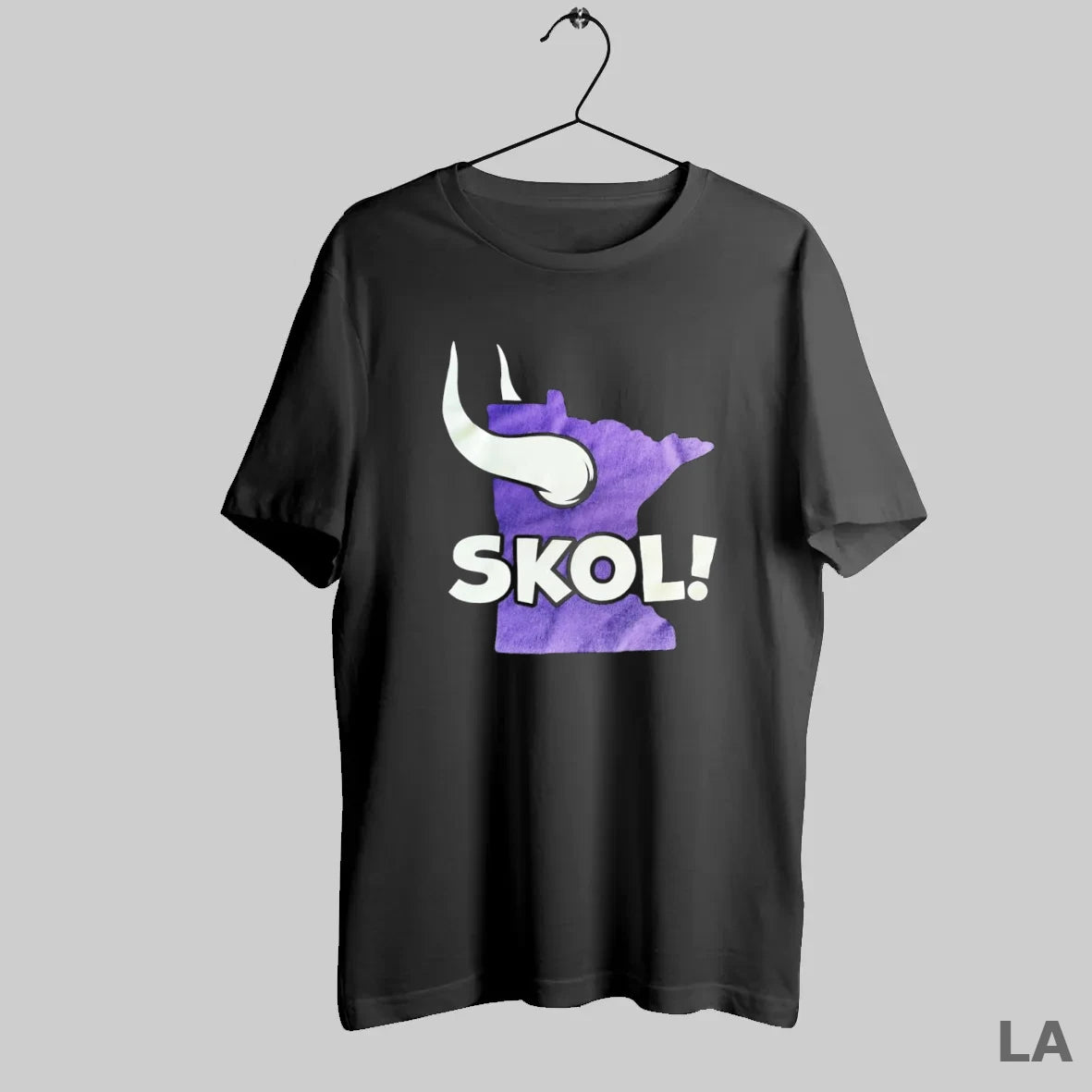 Original Minnesota Viking Football Skol Silhouette Retro Style