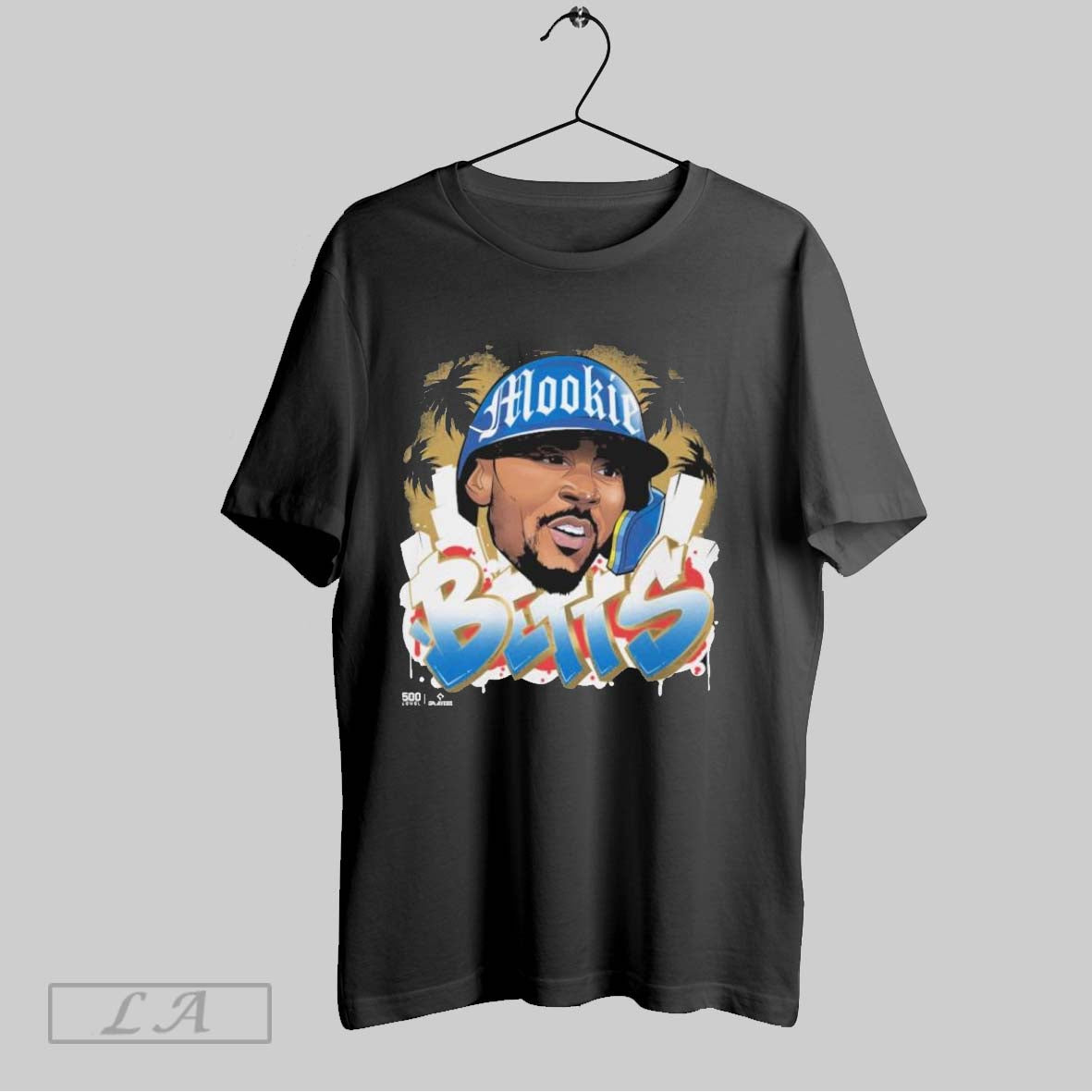 Original Mookie Betts Los Angeles Dodgers Graffiti Retro