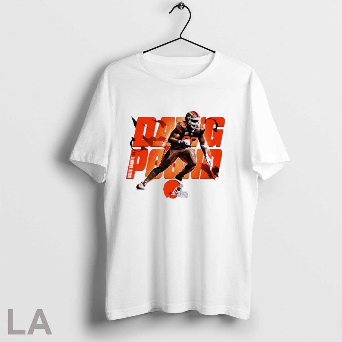 Original Myles Garrett Cleveland Browns Alternate Jersey Packc