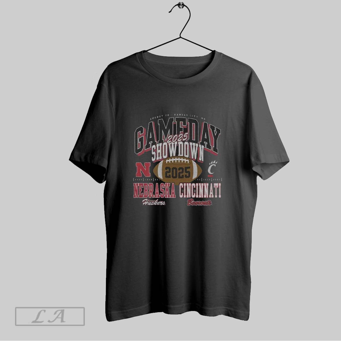 Original Nebraska Cornhuskers Vs Cincinnati Bearcats 2025 Gameday Showdown Football T Shirt