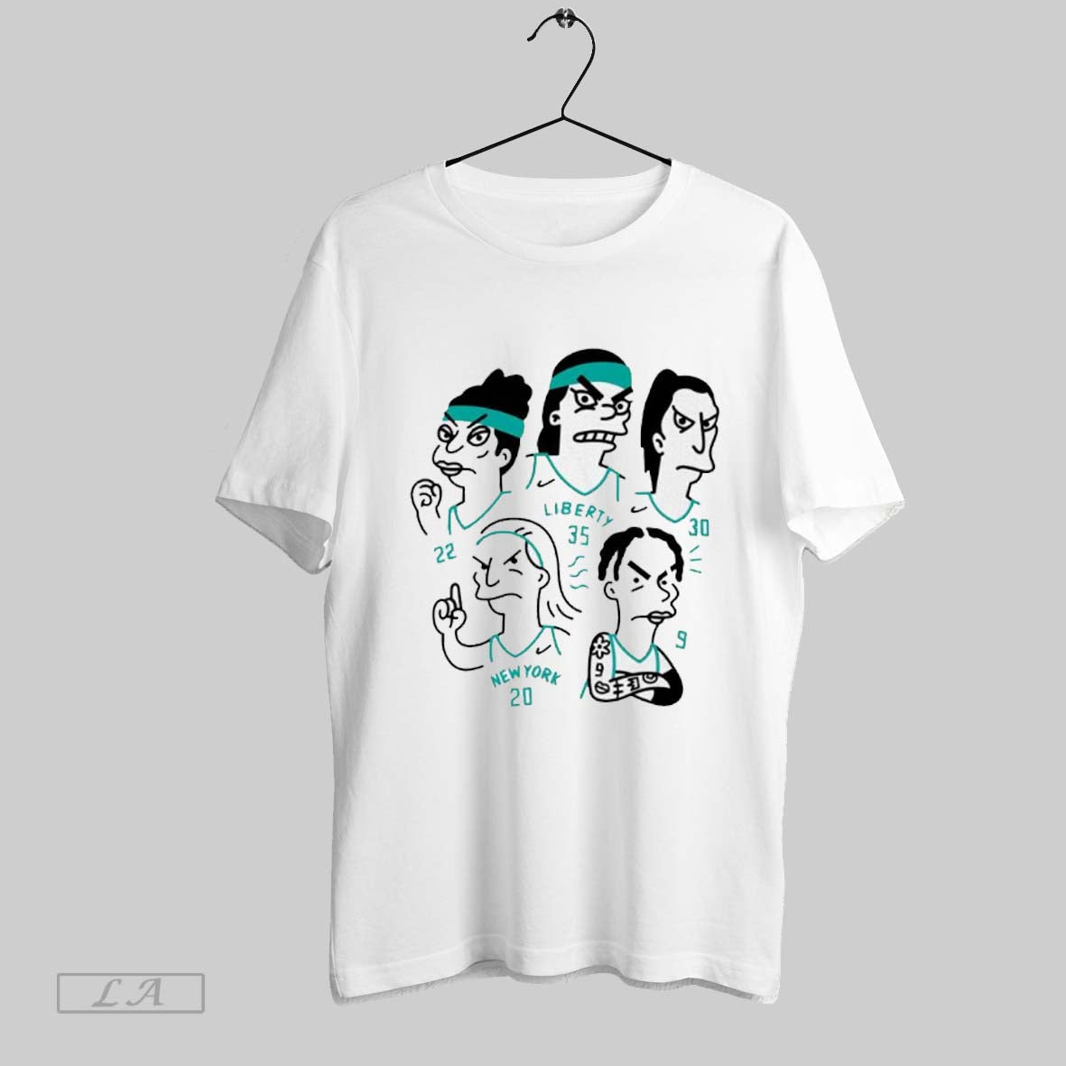 Original New York Liberty Cartoon Mob 2025 Mascot