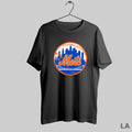 Original New York Mets Skyline Baseball Logo Sports Fan
