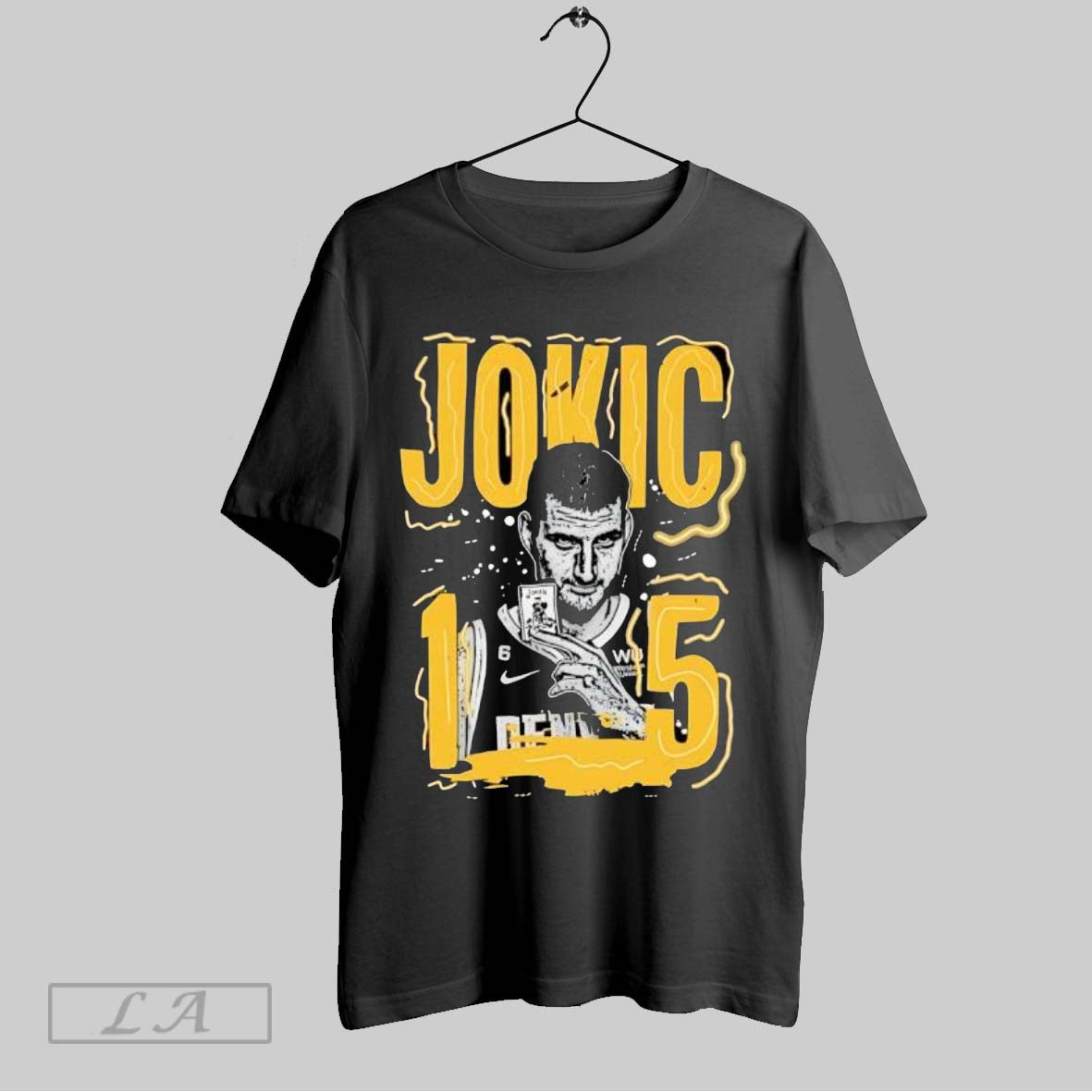 Original Nikola Jokic Denver Nuggets Number 15 Jorker Graphic Art