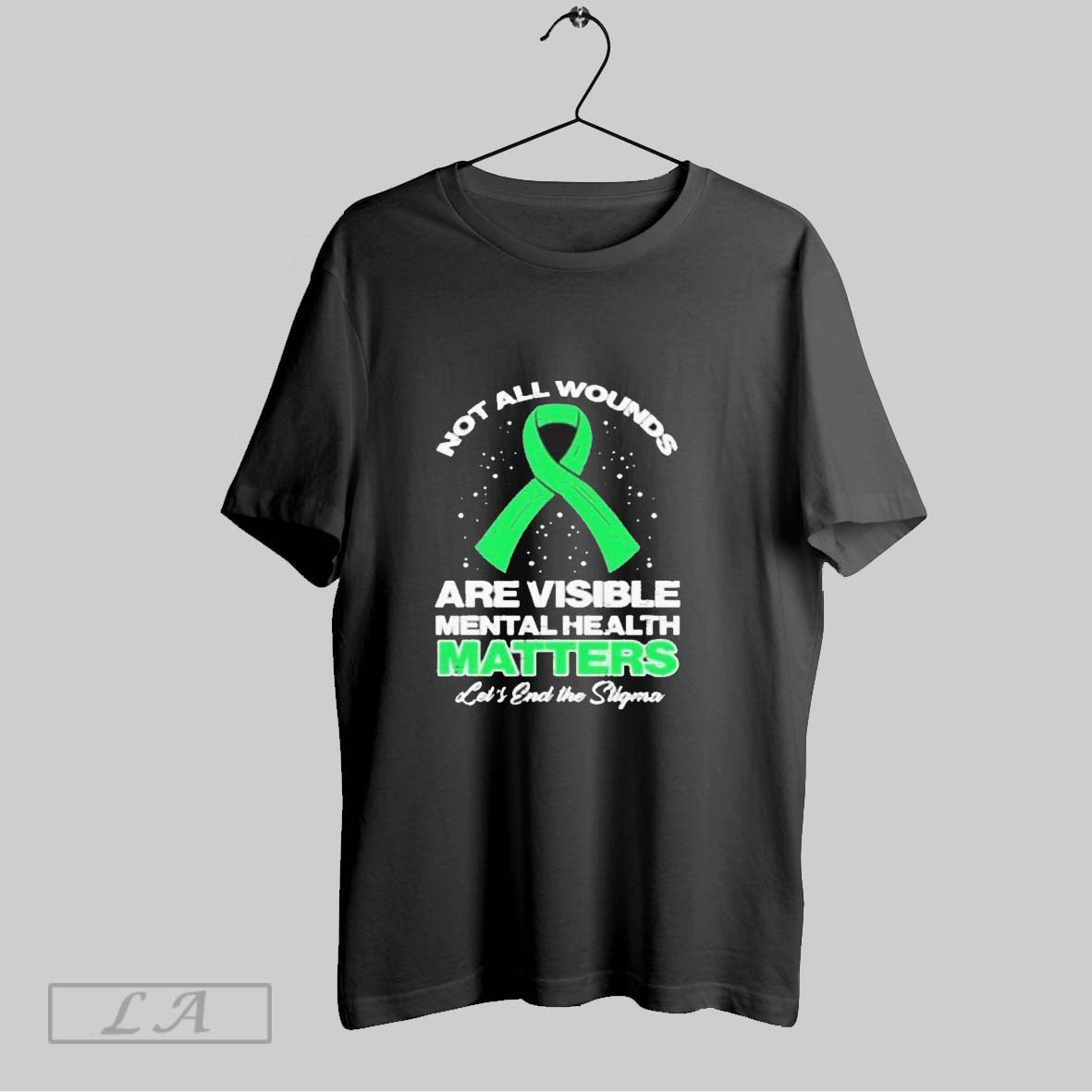 Original Not All Wounds Visible Mental Health Matters Aware Women Shirt T Shirt
