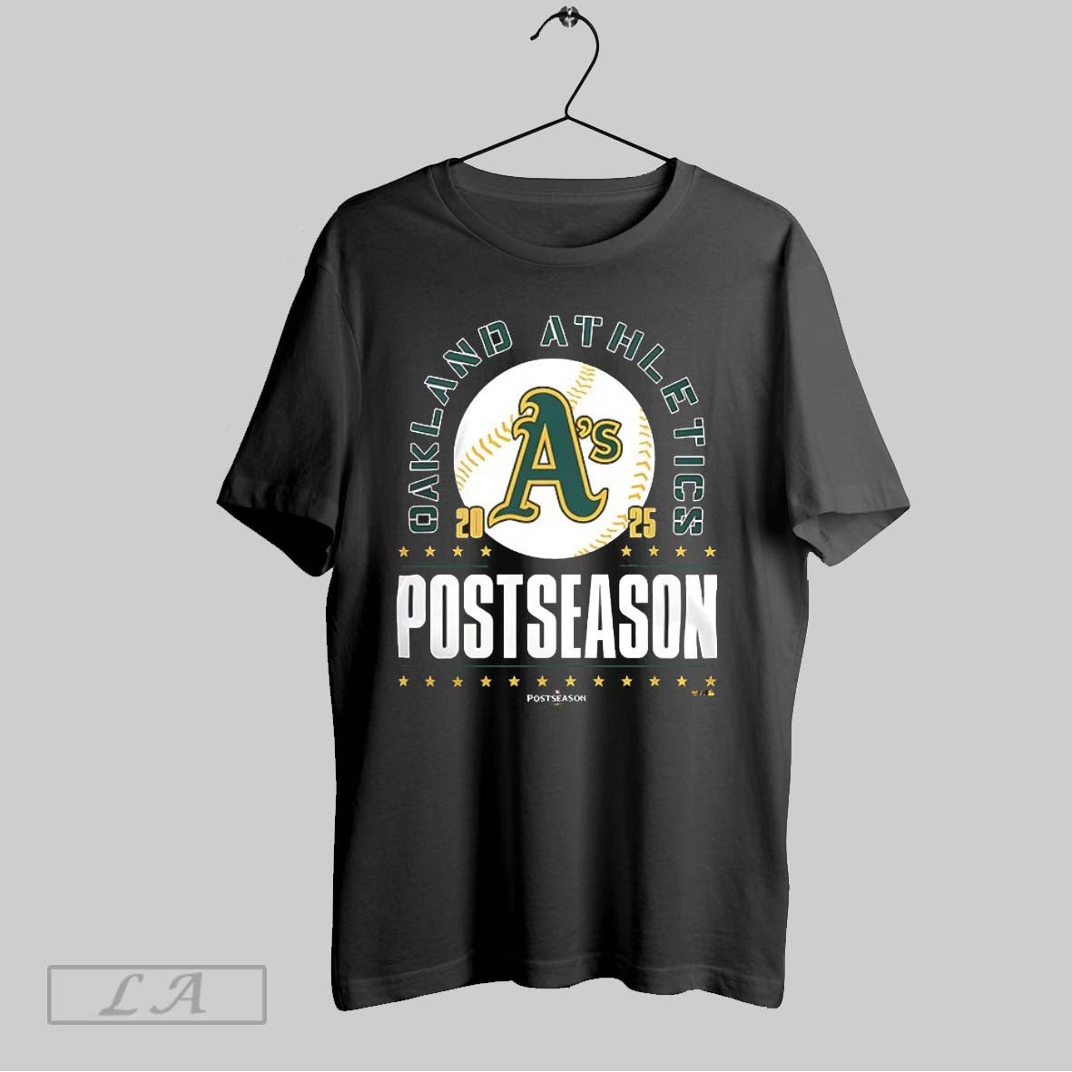 Original Oakland Athletics 2025 Mlb Postseason Logo V Neck