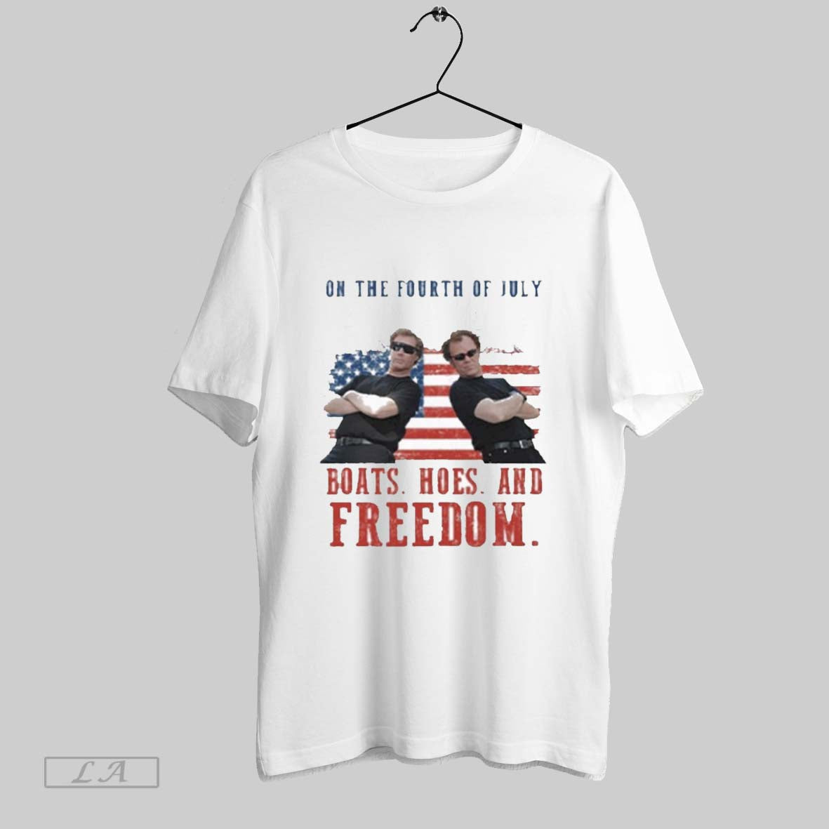 Original On The Fourth Of July Boats Hoes And Freedom Parody Step Brothers