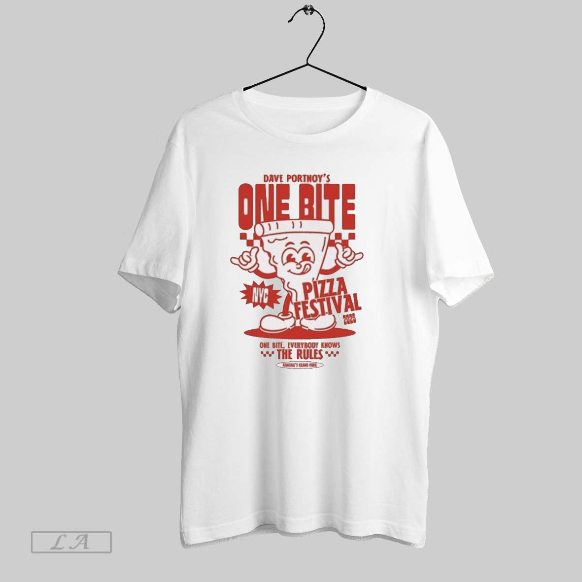Original One Bite Pizza Fest 2025 Everybody Knows Cheesy Guy Dave Portnoys
