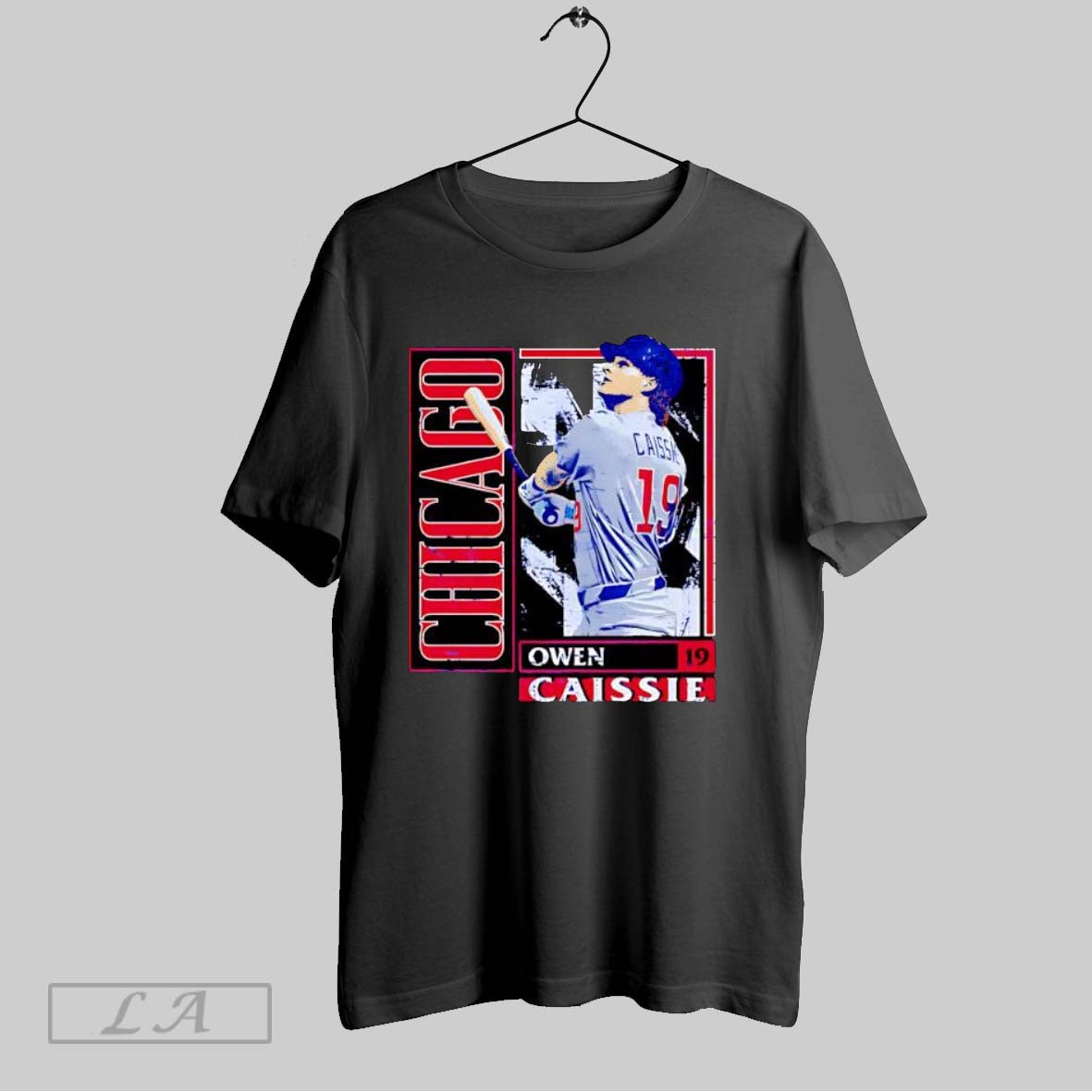 Original Owen Caissie Chicago Cubs Card Style Vintage