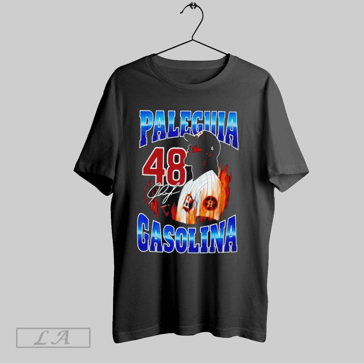 Original Paleguia Gasolina Steven Okert Mlb Houston Astros Signature