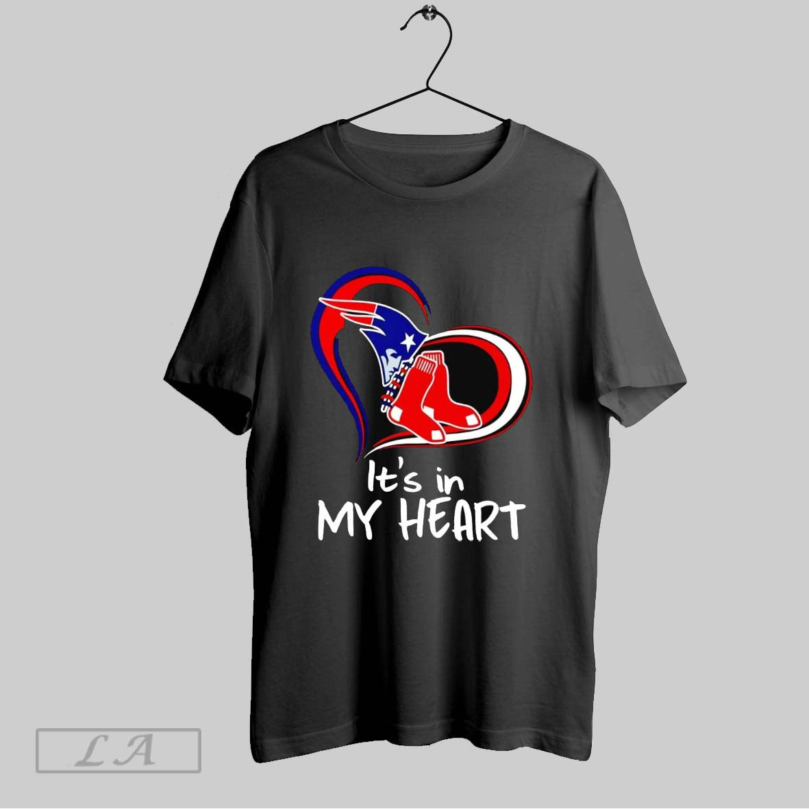 Original Patriots And Red Sox Its In My Heart