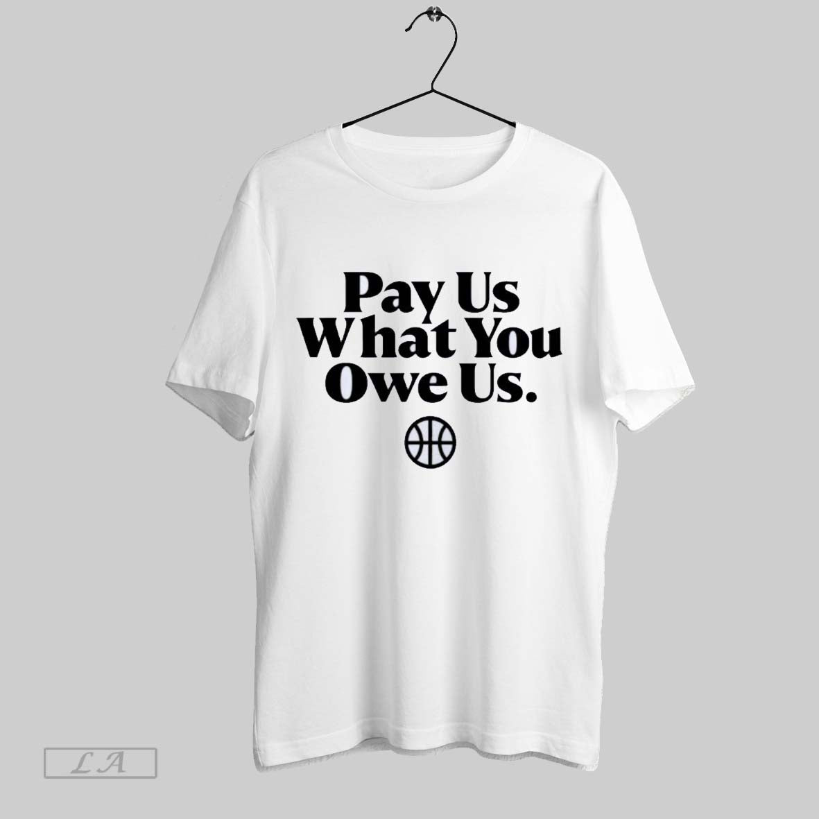 Original Pay Us What You Owe Us Basketball Game Pay Women