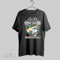 Original Peanuts God First Family Second Then Green Bay Packers Trophy