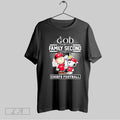 Original Peanuts God First Family Second Then Kansas City Chiefs Trophy