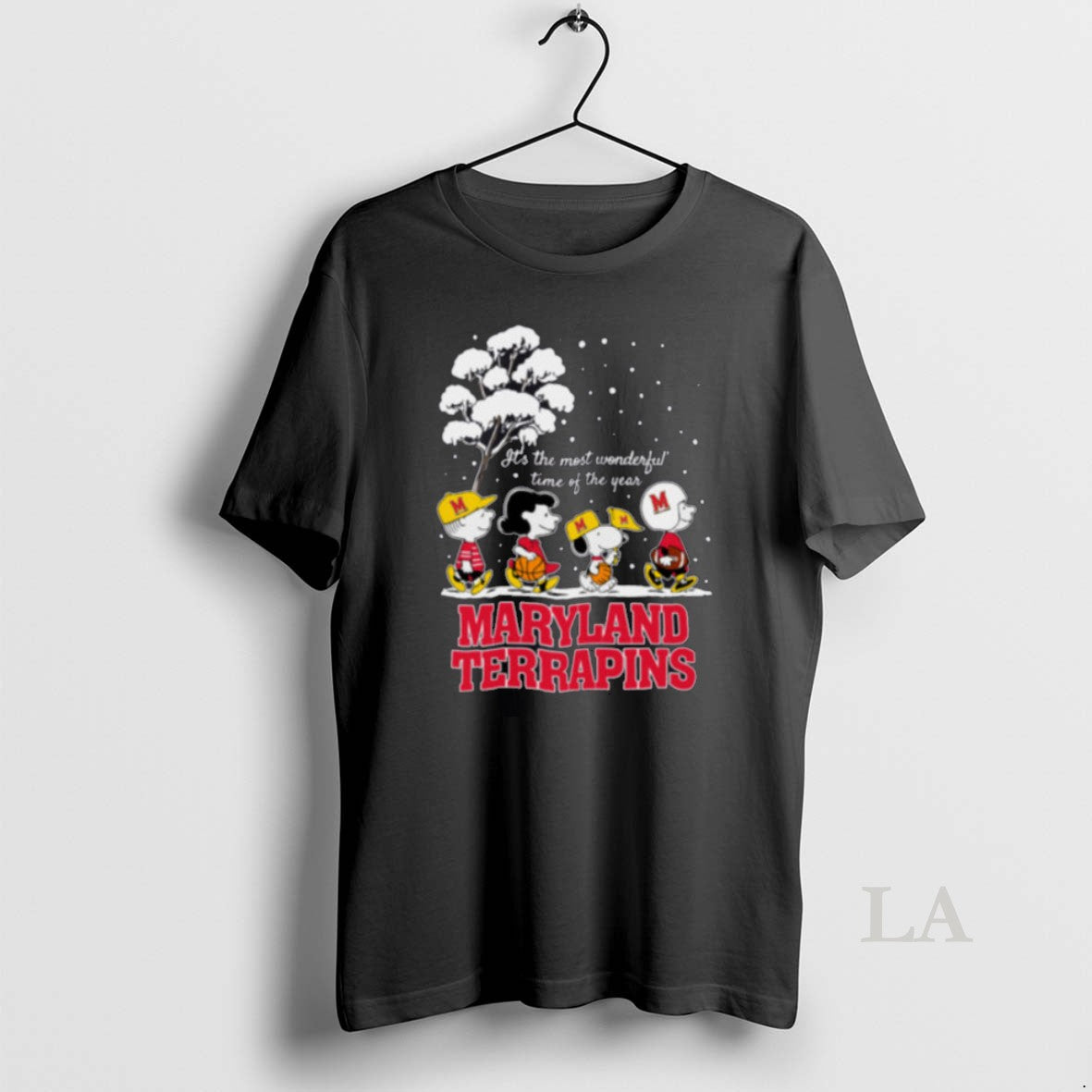 Original Peanuts Maryland Terrapins Winter Its The Most Wonderful Time Of The Year
