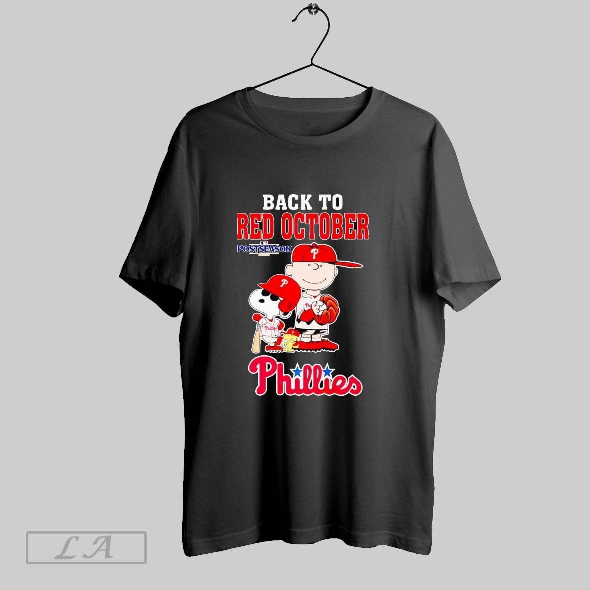 Original Peanuts Back To Red October Phillies 2025 Postseason