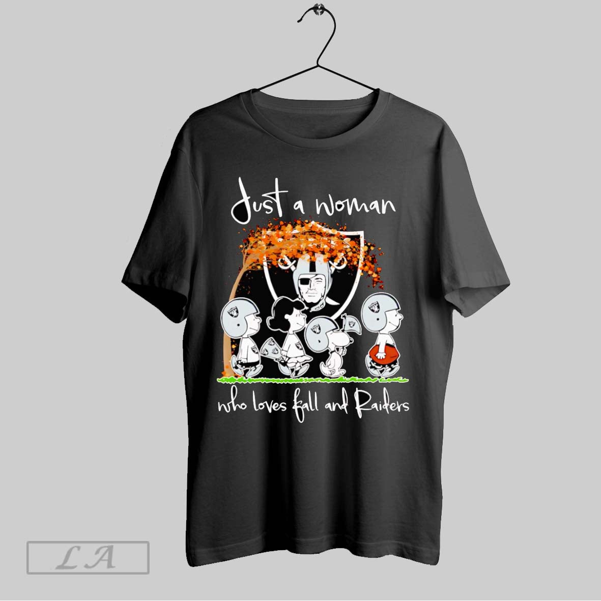 Original Peanuts Just A Woman Who Loves Fall And Raiders