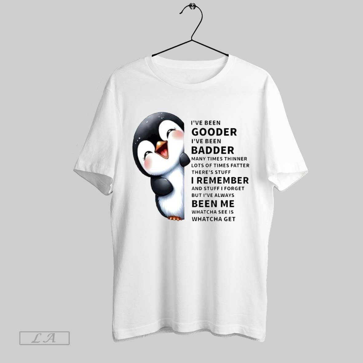 Original Penguin Ive Been Gooder Ive Been Badder Cute