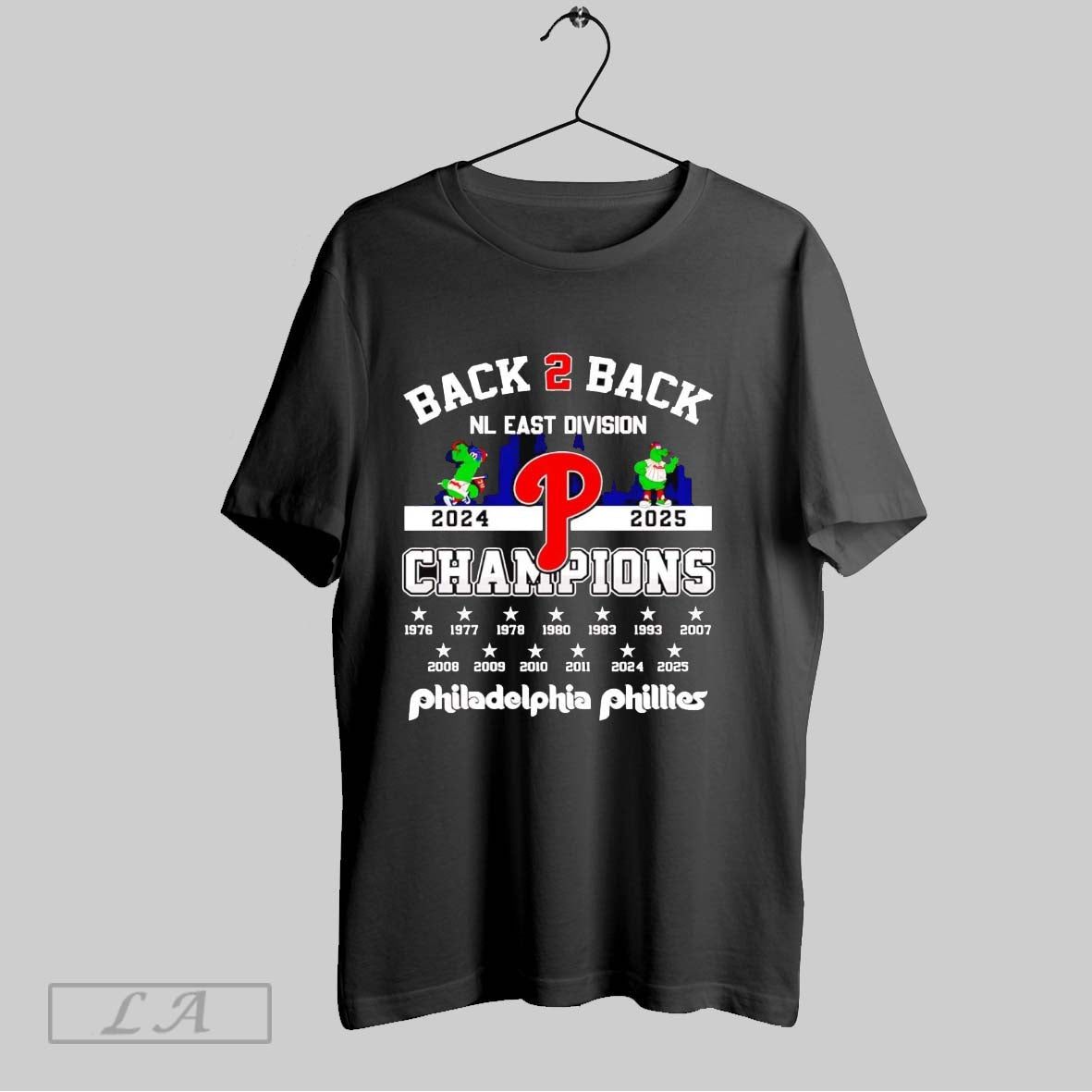 Original Philadelphia Phillies 2025 Back 2 Back Nl East Division Champions