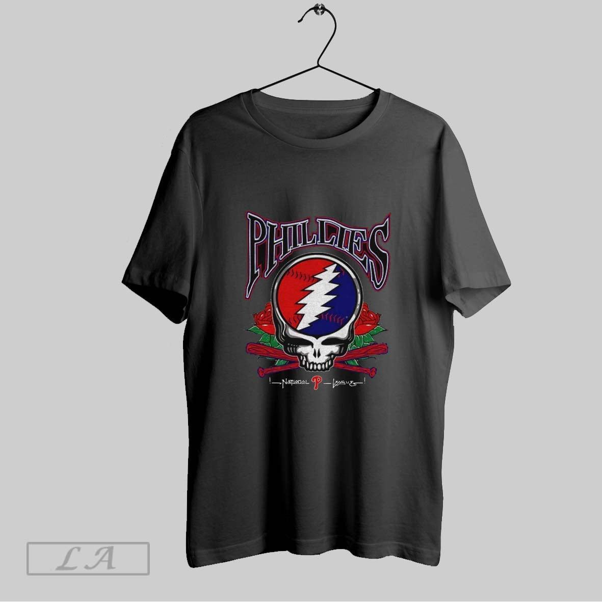 Original Philadelphia Phillies National League Grateful Dead Rose