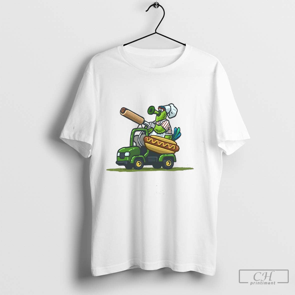 Original Philadelphia Phillies Phanatic Hot Dog Cannon Funny