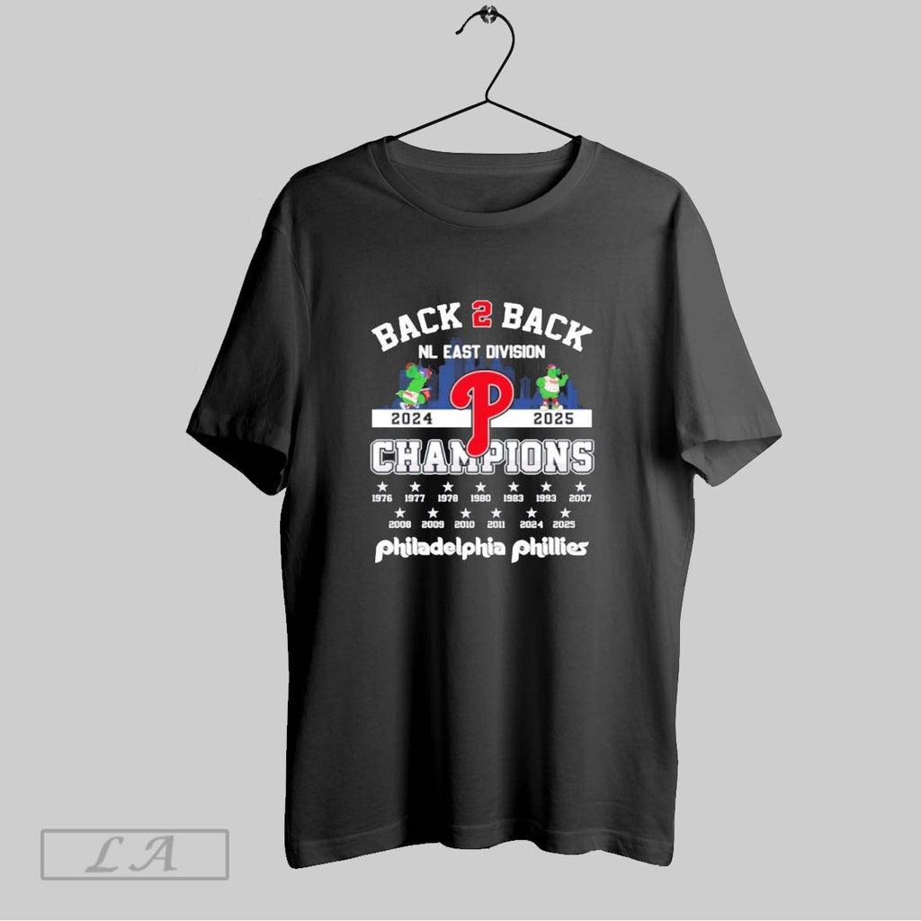 Original Phillies Back 2 Back Nl East Champions 2024 2025