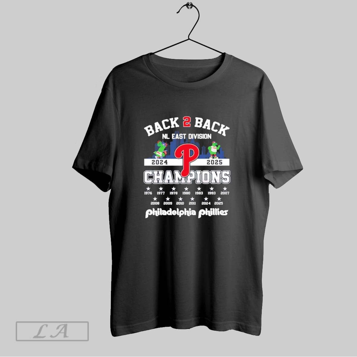 Original Phillies Back 2 Back Nl East Champions 2024 2025