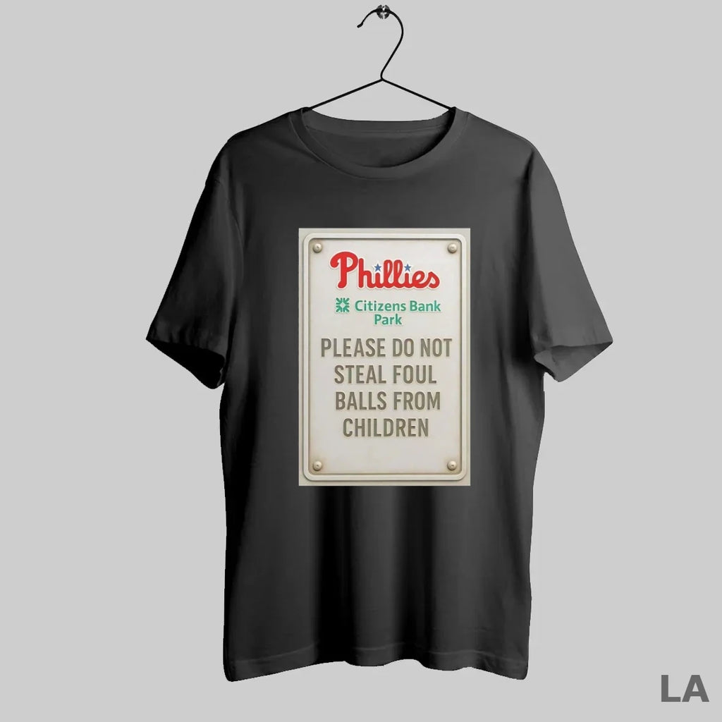 Original Phillies Citizens Bank Park Please Do Not Steal Foul Balls From Children