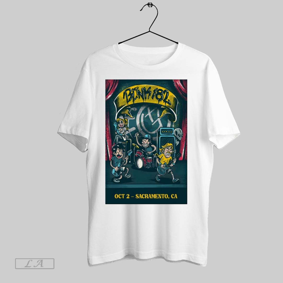 Original Poster Blink 182 October 2 2025 Aftershock Festival In Sacramento Ca