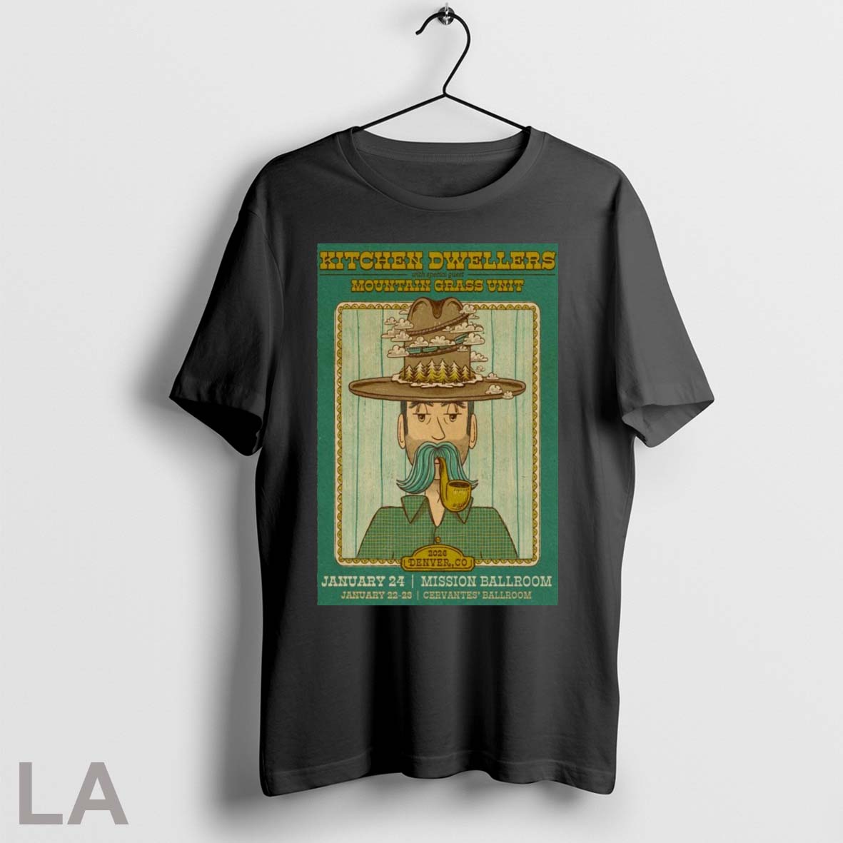 Original Poster Kitchen Dwellers January 24 2025 Mission Ballroom Denver Colorado T Shirt Hoodie Sweater