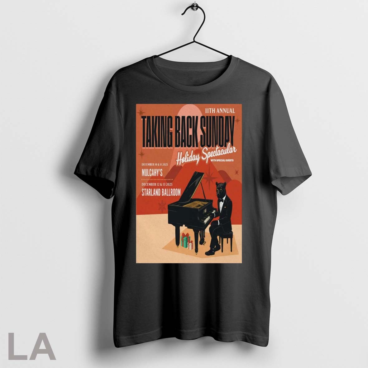 Original Poster Taking Back Sunday Tour December 2025 11th Annual Holiday Spectacular New