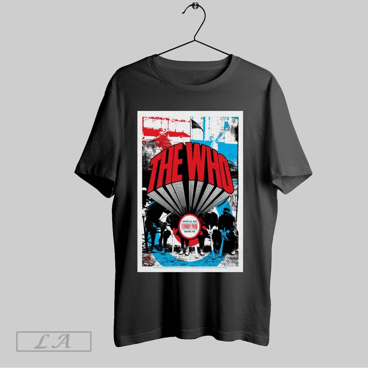 Original Poster The Who Tour 26 August 2025 Fenway Park Boston Ma T Shirt