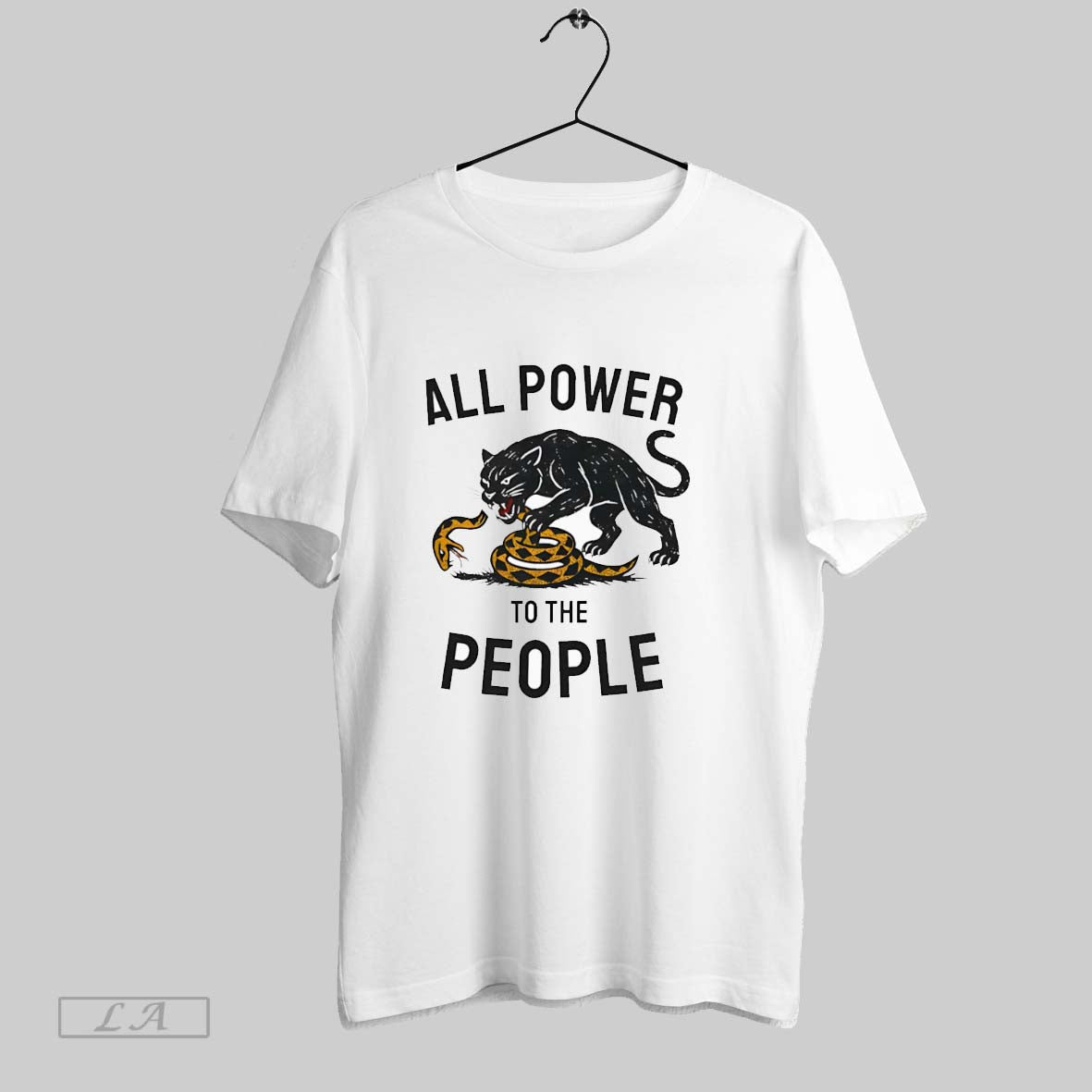 Original Power To The People Black Panther Party T Shirt