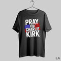 Original Pray For Charlie Kirk Us Flag