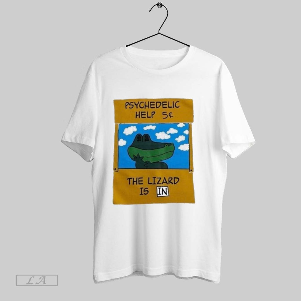 Original Psychedelic Help 5 Cents The Lizard Is In Funny