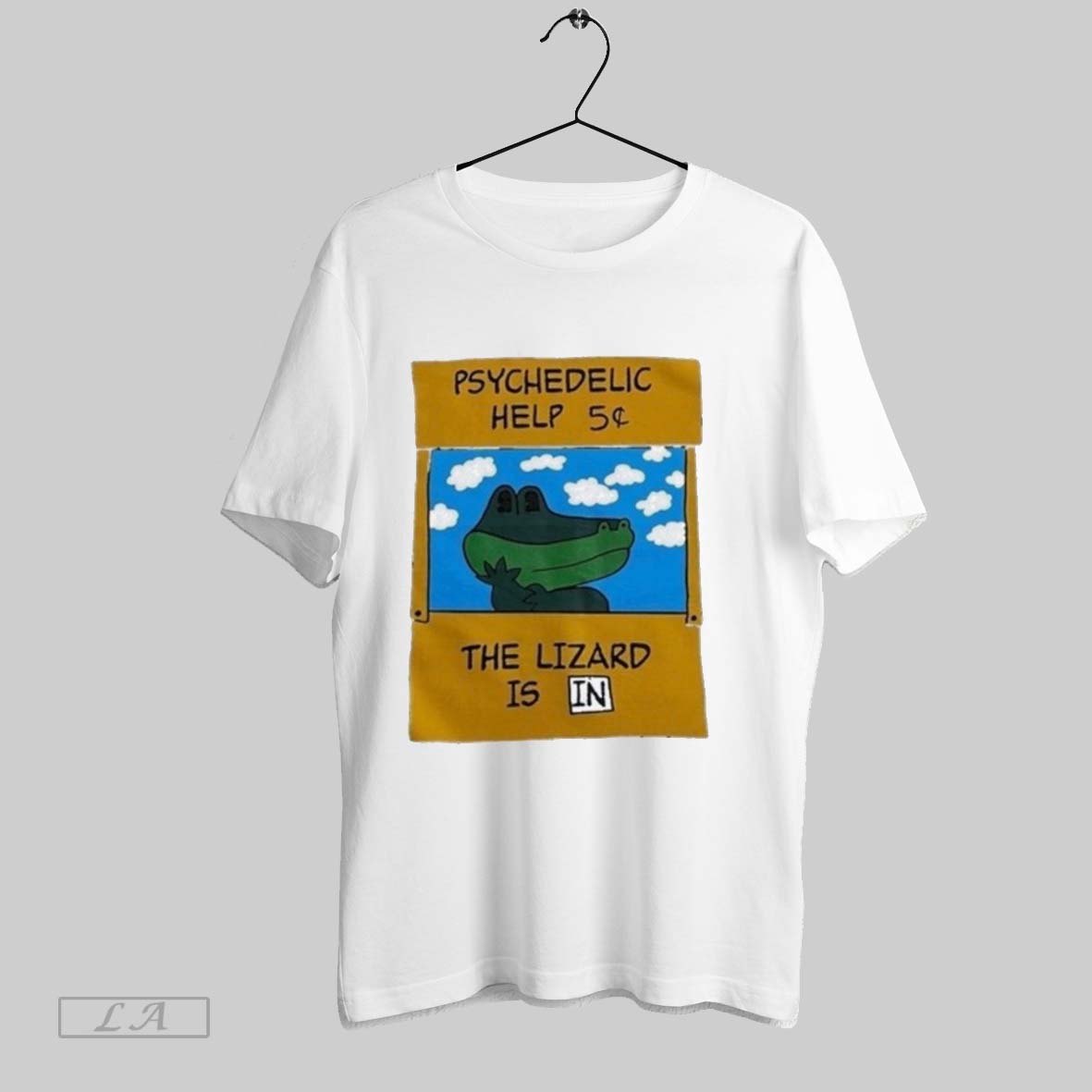 Original Psychedelic Help 5 Cents The Lizard Is In Funny
