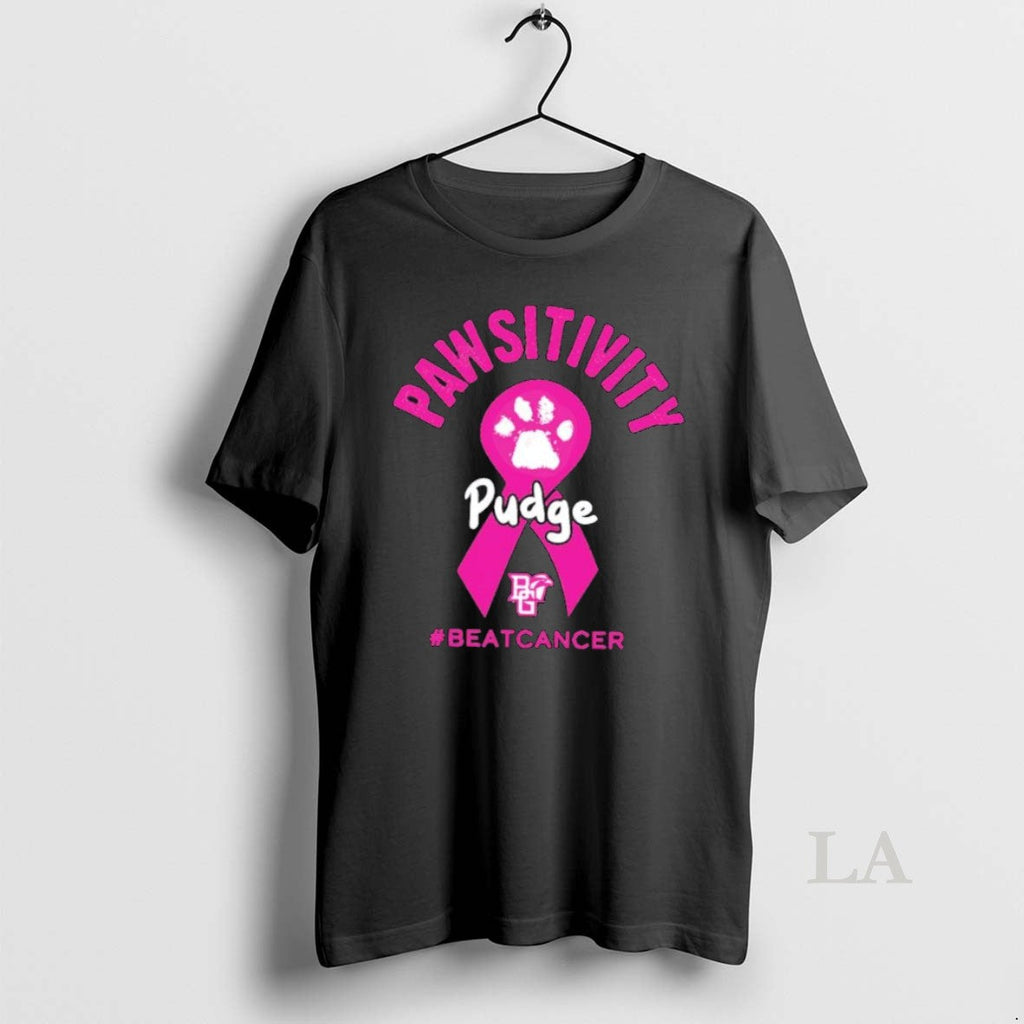 Original Pudge The Cat Breast Cancer Awareness Pink