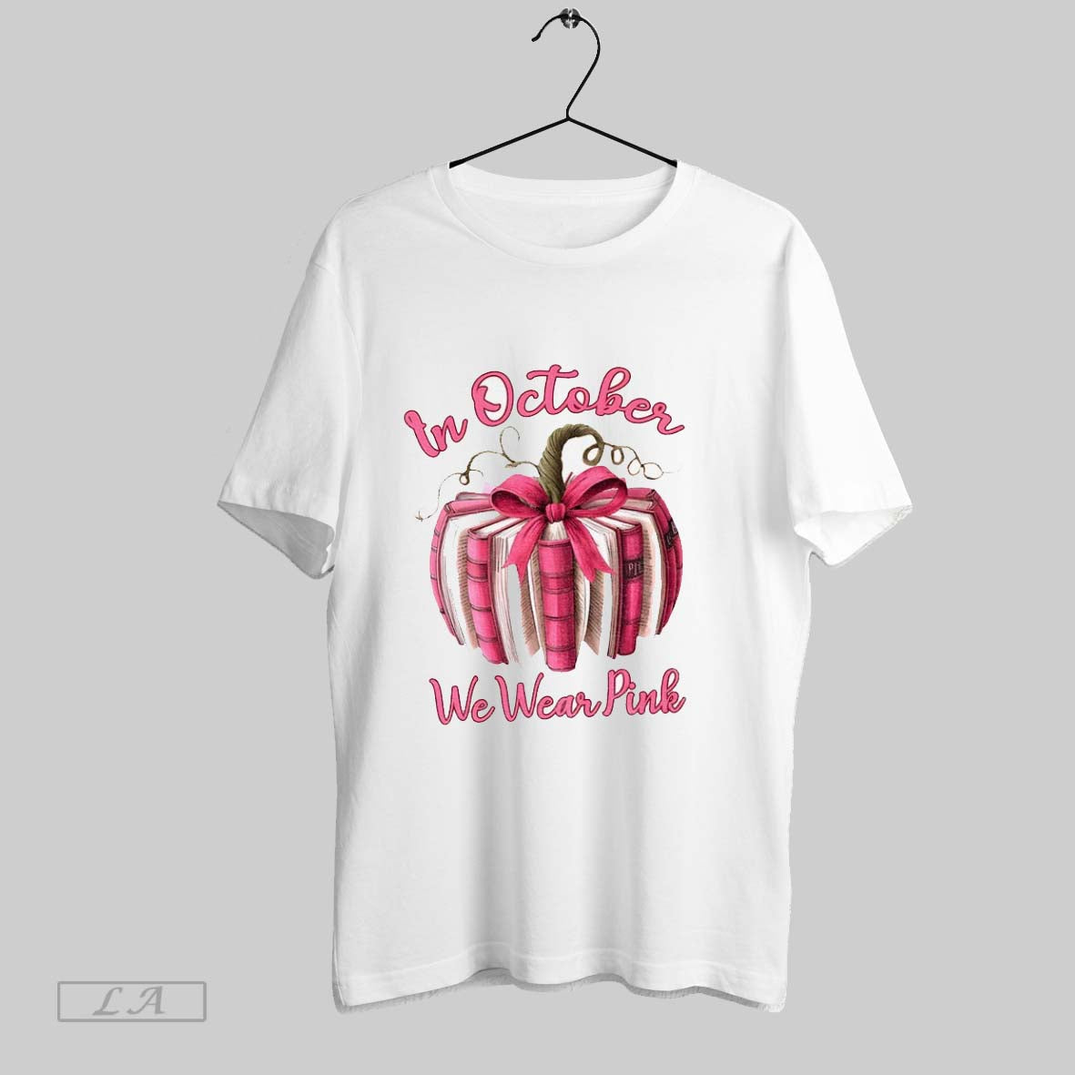 Original Pumpkin Book Breast Cancer In October We Wear Pink