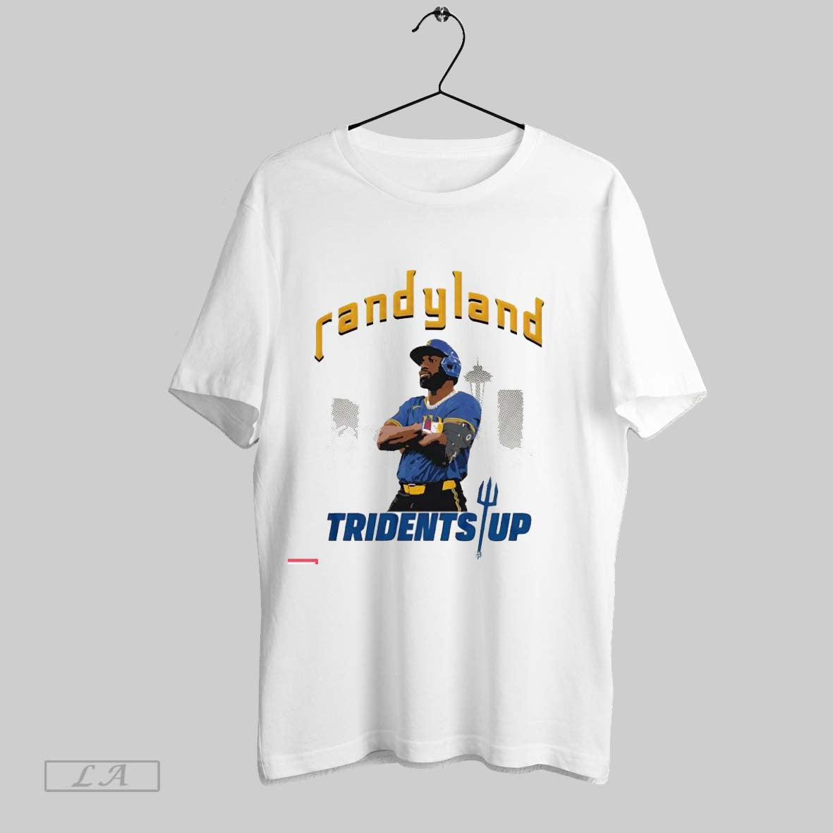 Original Randy Arozarena Randyland Seattle Mariners Baseball Tridents Up