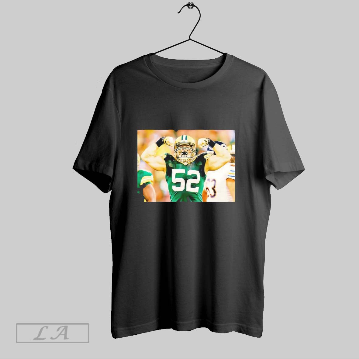 Original Rashan Gary Green Bay Packers Football Superstar Pose Graphic