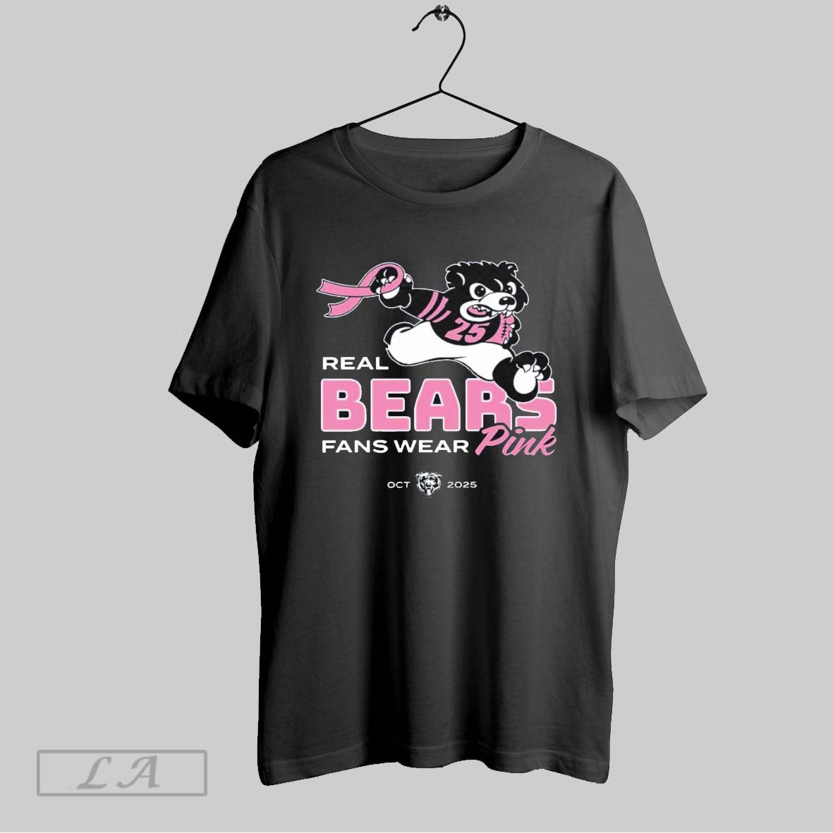 Original Real Bears Fans Wear Pink Breast Cancer Awareness Oct 2025