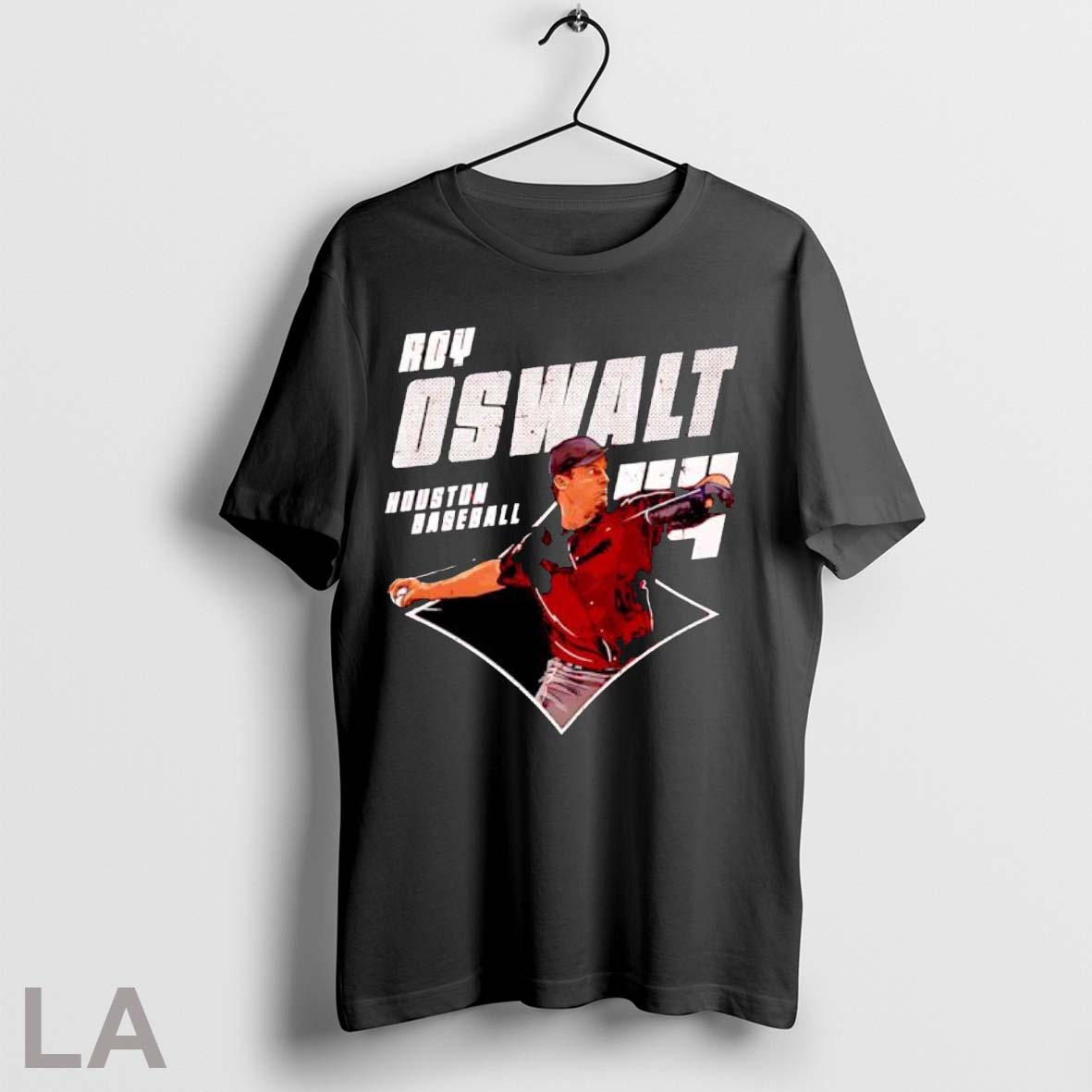 Original Roy Oswalt Houston Diamond 44 T Shirt