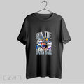 Original Run The Damn Ball Football Graphic