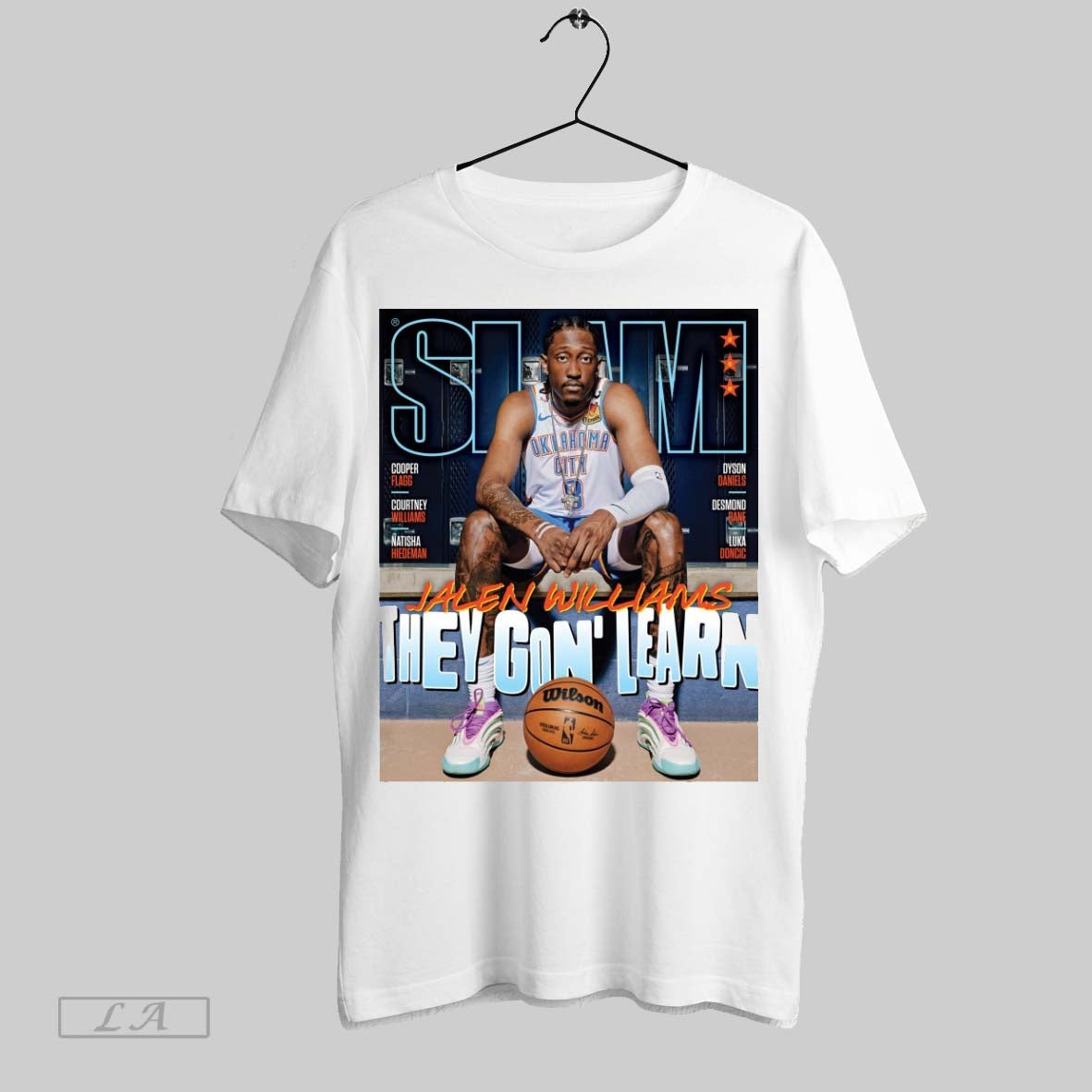 Original Slam 258 Jalen Williams Magazine They Gon Learn Oklahoma City Thunder Basketball